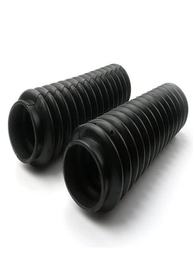 Jetuplusllc Front Shock Fork Boots For Honda ATC 250SX 250 SX 1985-1987, Black - Image 3
